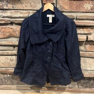 Sundance Every Angle  Navy Cotton/Linen Nautical Jacket